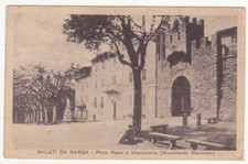 Cartolina barga porta usato  Vetto