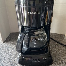 Usado, Cafeteira MR COFFEE (4 xícaras), vidro testado funciona preto (descontinuado) comprar usado  Enviando para Brazil