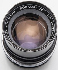 Minolta rokkor 135mm gebraucht kaufen  Filderstadt