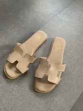 Damen pantoletten beige gebraucht kaufen  Bremerhaven