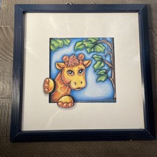 Giraffe framed print for sale  Pittsfield