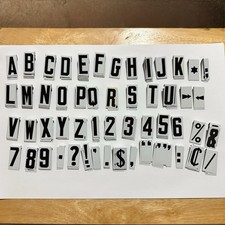 Vintage unitype letters for sale  Harrisburg