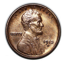 1912-S Lincoln centavo trigo centavo, marrom vermelho melhor data comprar usado  Enviando para Brazil