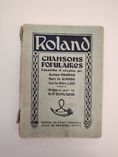 Roland chansons populaires d'occasion  Saint-Michel-sur-Orge