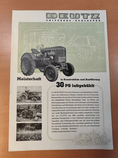 Deutz 30ps Prospekt Traktor tractor brochure M3 comprar usado  Enviando para Brazil