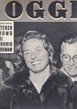 Oggi1958 i.bergman mariacallas usato  Marsala