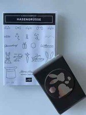 Stampin stempelset hasengrüß gebraucht kaufen  Reichshof