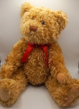 Raro Oso de Peluche Marrón Articulado 14" 100 Aniversario Coleccionistas Peluche Arco Rojo segunda mano  Embacar hacia Mexico