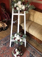 White wedding easel for sale  MARCH