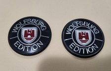 Usado, Vw Mk2 Jetta Gli Golf Gti emblema Wolfsburg edição para-lama dianteiro 2x emblema conjunto OEM comprar usado  Enviando para Brazil