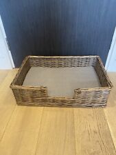 Wicker pet bed for sale  LONDON