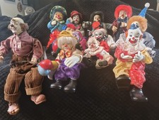 Porcelain clowns large for sale  DOVER