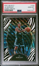 2021 Panini Select Ja Morant #125 PSA 10 ZEBRA SP LOW POP CASE HIT GRIZZLIES comprar usado  Enviando para Brazil