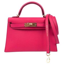Pink kelly leather for sale  Stamford