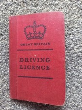 Vintage driving licence for sale  EXETER