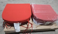 Red seat cushions for sale  Deal