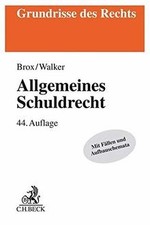 Allgemeines schuldrecht brox gebraucht kaufen  Berlin