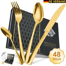 Edelstahl besteckset essbestec gebraucht kaufen  Aspisheim, Grolsheim