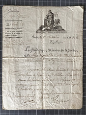 Empire lettre authographe d'occasion  Bordeaux-