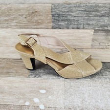 Sandálias sociais femininas Easy Street Christy tamanho 10 dourado glitter biqueira aberta, usado comprar usado Sandálias sociais femininas Easy Street Christy tamanho 10 dourado glitter biqueira aberta, usado comprar usado  Enviando para Brazil