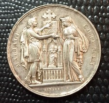 Medaille mariage chretien d'occasion  Saint-Pantaléon-de-Larche