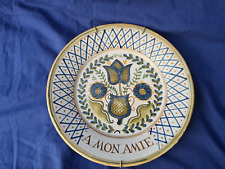 Assiette faience ancienne d'occasion  Capendu