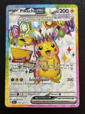Carte pokémon pikachu d'occasion  Chambéry