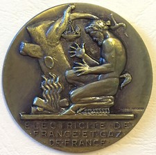 Médaille edf gdf d'occasion  France