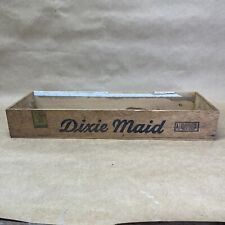 Caixa de charuto de madeira vintage Dixie Maid Factory Flórida EUA - Apenas parte inferior!, usado comprar usado  Enviando para Brazil
