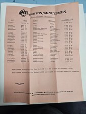 Es25 boston minutemen usato Es25 boston minutemen usato  Spedire a Italy