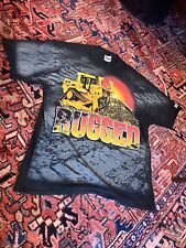 Camiseta vintage anos 90 1996 D10R Caterpillar CAT AOP feita nos EUA GG 46-48 trabalho diesel comprar usado  Enviando para Brazil