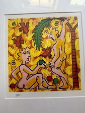 Farbenfroher kunstdruck adam gebraucht kaufen  Rostock