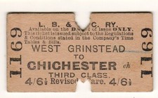 Railway ticket lbscr for sale  MIDHURST