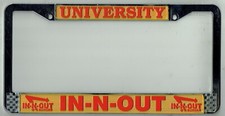 In-N-Out Burger UNIVERSIDADE Vintage Califórnia EMPREGADO Quadro de Placa RARO comprar usado  Enviando para Brazil