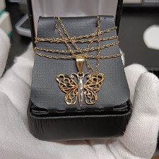 14k gold butterfly d'occasion  Expédié en Belgium