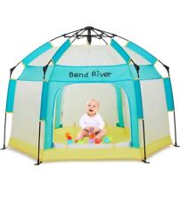 Barraca de praia portátil para bebê Bend River, dossel para cercadinho, rede interna/externa para quintal infantil comprar usado  Enviando para Brazil