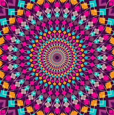 Kaleidoscope psychedelic visua for sale  KINGTON