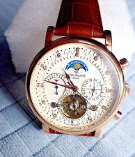 Mtr PATEK PHILIPPE AUTOMATIQUE DESIGN ,TOURBILLON + CALENDRIER,TBEG & FONCTIONS comprar usado  Enviando para Brazil