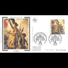 Fdc soie philexfrance d'occasion  Crécy-la-Chapelle