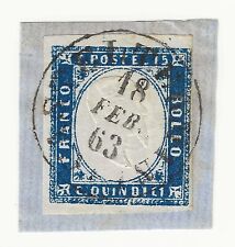 1863 regno frammento usato  Motta Visconti