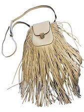 Bolsa tiracolo/embreagem Carlos Santana franja boho ocidental couro sintético ajustável comprar usado  Enviando para Brazil