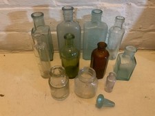 Vintage glass bottles for sale  BECCLES