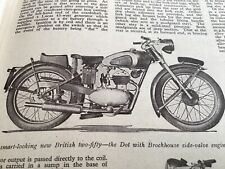 Dot brockhouse 250cc for sale  BRIGHTON