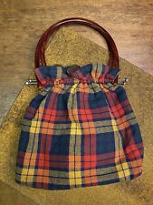 Vintage plaid purse for sale  Shipping to Ireland