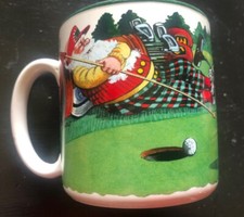 Caneca de golfe vintage SANTA 1994 Potpourri Press excelente estado comprar usado  Enviando para Brazil