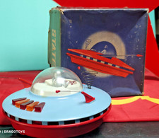 Usado, Brinquedo disco espacial vintage 'meteor' década de 1970 BATT. OPERADO NA CAIXA POLÔNIA 1ª EDIÇÃO comprar usado  Enviando para Brazil