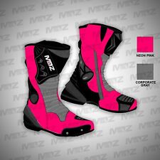 Botas de carreras de motocicletas, equipo de protección para montar de cuero para motocicletas segunda mano  Embacar hacia Argentina