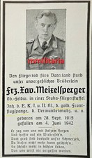 Sterbebild wwii berfeldwebel gebraucht kaufen  Gottmadingen