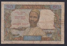 Banconota franchi madagascar usato  Bologna