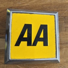 Vintage chrome badge for sale  YORK
